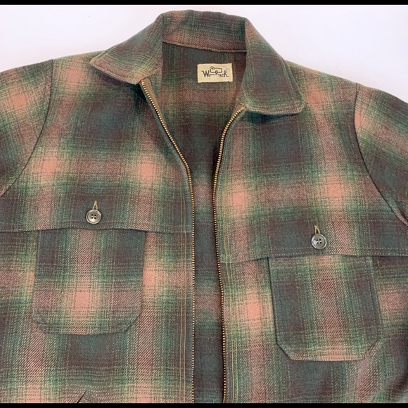 Vintage Woolrich Wool Zipper Buffalo Jacket - Picture 3 of 3